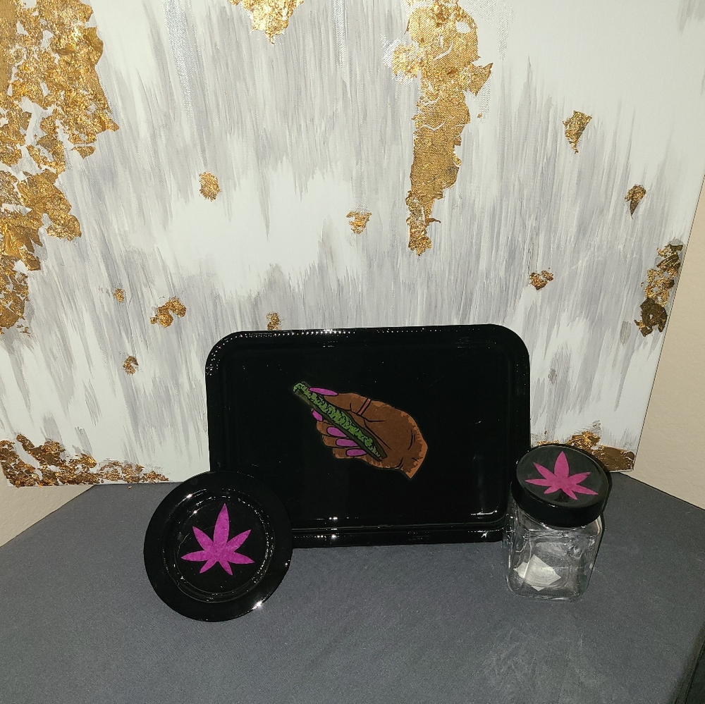 Rolling Tray Set